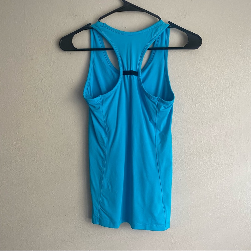 Lija Blue & Black Golf Tennis Workout Tank Top Size Extra Small  XS - Picture 6 of 8